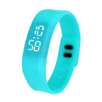 LED Sports Running Watch Date Rubber Bracelet Digital Wrist Watch