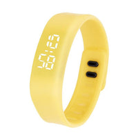 LED Sports Running Watch Date Rubber Bracelet Digital Wrist Watch