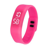 LED Sports Running Watch Date Rubber Bracelet Digital Wrist Watch