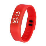 LED Sports Running Watch Date Rubber Bracelet Digital Wrist Watch