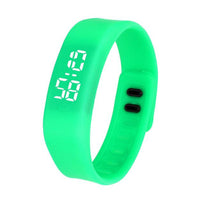 LED Sports Running Watch Date Rubber Bracelet Digital Wrist Watch