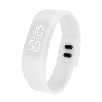 LED Sports Running Watch Date Rubber Bracelet Digital Wrist Watch