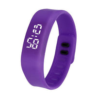 LED Sports Running Watch Date Rubber Bracelet Digital Wrist Watch