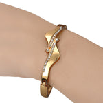Jewelry Antisymmetric Crystal Bracelet Bangle
