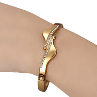 Jewelry Antisymmetric Crystal Bracelet Bangle