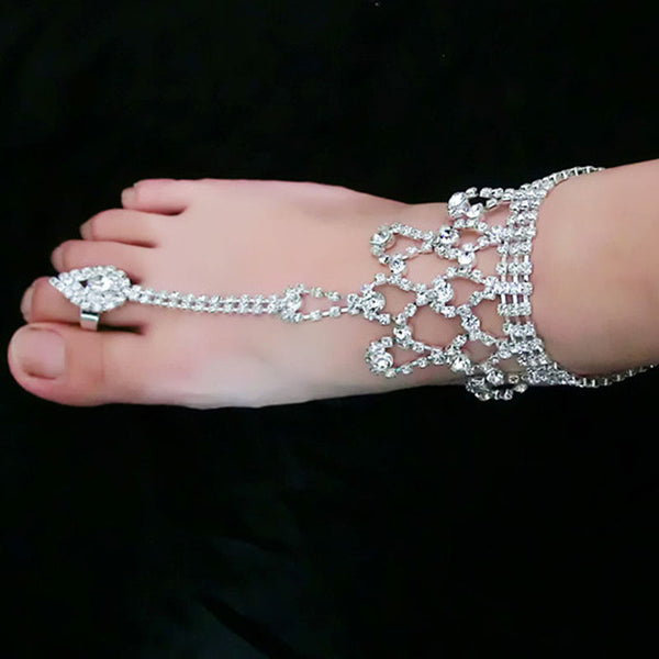 Stylish Women Barefoot Sandals Beach Foot Jewelry Wedding Chain Anklet