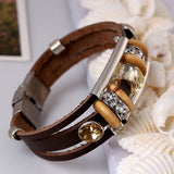 New Fashion Jewelry Rhinestone Crystal Handmade Metal Beaded Bracelets BK