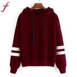 High Quality Fashion Shirt Womens Long Sleeve Hoodie Jumper Hooded O-Neck Pullover Tops Casual short T shirt for Ladies