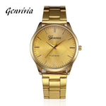 Fashion Women Watch Crystal Stainless Steel Analog Quartz Wrist Watch Bracelet Silver Gold Watches Wristwatch Ladies Dress Watch