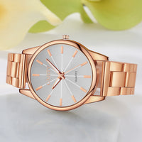 Women Fashion Chain Analog Quartz Round Wrist Watch Watches