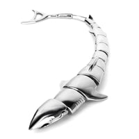 Goth Punk Unisex Stainless Steel Shark Design Bracelet Wristband