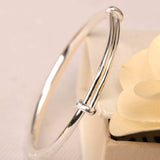 New Fashion Adjustable Bracelet Jewelry Silver Womens Charm Bangle Bracelet Gift