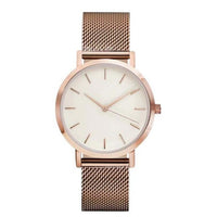 Classic Women's Men's Wrist Watch Steel Strap Quartz Casual Watches