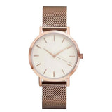 Classic Women's Men's Wrist Watch Steel Strap Quartz Casual Watches