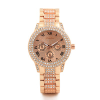 Metal Bracelet Quartz Bracelet Gold Bracelet Crystal Diamond Gold Watch