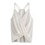 Women Casual Sleeveless Crop Top Vest Tank Shirt Blouse Cami Top