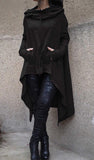 Women Solid Color Long Sleeve Asymmetrical Hoodie Scarf Collar Fleece Sweatshirt Casual Spring Autumn Plus Size Tops Tracksuits