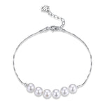 S925 Sterling Silver Ladies Fashion New Trend Bracelet Fashion Pearl Bracelet