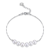 S925 Sterling Silver Ladies Fashion New Trend Bracelet Fashion Pearl Bracelet