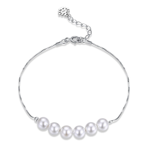 S925 Sterling Silver Ladies Fashion New Trend Bracelet Fashion Pearl Bracelet