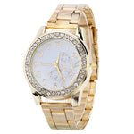 2018 Hot sale Luxury Diamond women Watch Stainless Steel Sport Quartz Wrist Hour Dial Watch relogio feminino Watches Silver gold