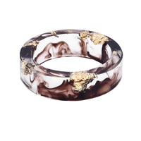 Hot Sale 8 Colors Gold Foil Paper Inside Resin Ring For Women And Men Jewelry Colorful High Quality Handmade Ring