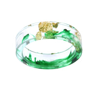 Hot Sale 8 Colors Gold Foil Paper Inside Resin Ring For Women And Men Jewelry Colorful High Quality Handmade Ring