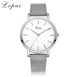 Lvpai Dropshiping Fashion Rose Gold Mesh Band Creative Marble Wrist Watch  Casual Women Watches Brand Quartz Gift Relogio