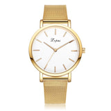 Lvpai Dropshiping Fashion Rose Gold Mesh Band Creative Marble Wrist Watch  Casual Women Watches Brand Quartz Gift Relogio