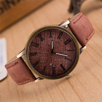 Top luxury Solid Color Men Watches fashion Jeans Leather MEIBO Quartz Wristwatch Ladies Female Watch 2018 relogio feminino