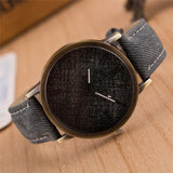 Top luxury Solid Color Men Watches fashion Jeans Leather MEIBO Quartz Wristwatch Ladies Female Watch 2018 relogio feminino