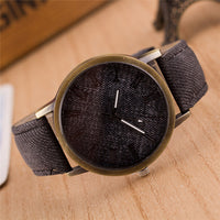 Top luxury Solid Color Men Watches fashion Jeans Leather MEIBO Quartz Wristwatch Ladies Female Watch 2018 relogio feminino
