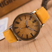 Top luxury Solid Color Men Watches fashion Jeans Leather MEIBO Quartz Wristwatch Ladies Female Watch 2018 relogio feminino