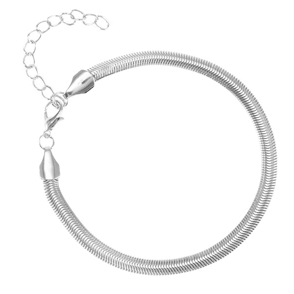 Woman Sexy Thin Metal Chain Anklets Scale Beach Sandals Snake Bone Chain Bracelet Foot Jewelry